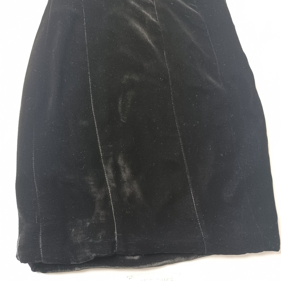Diane Von Futstenberg Velvet Off The Shoulder Dark Academia 90’s Mini Dress - Picture 7 of 11